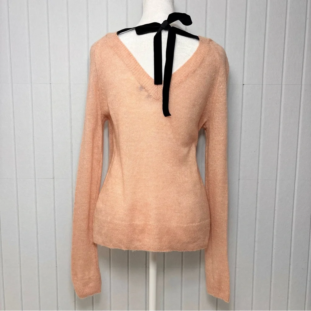 J.Crew MERCANTILE Peach Women's Alpaca Blend Sweater size S‎